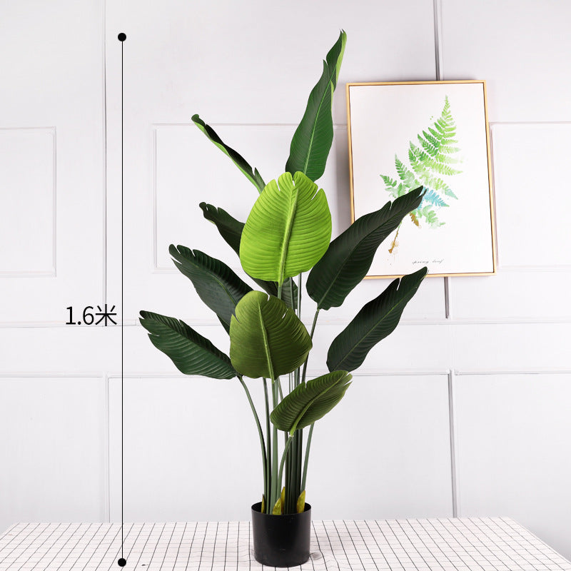 European Style Faux Traveler's Banana Tree Décor