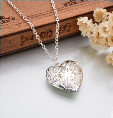 Openwork Heart Necklace - Heart Pendant Jewelry