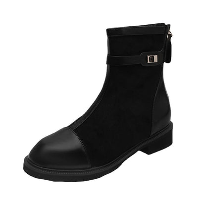 Women's Short Boots for Spring and Autumn Fashion