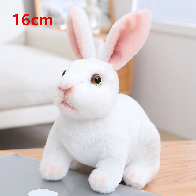 Realistic Kawaii Long-Eared Rabbit Plush Toy