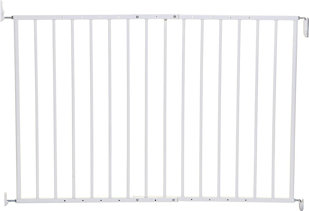 Dreambaby Arizona Extenda Baby Safety Gate - Hardware Mounted Gates - with Adjustable Width from 26.75-44 inches - White - Model L2164BB