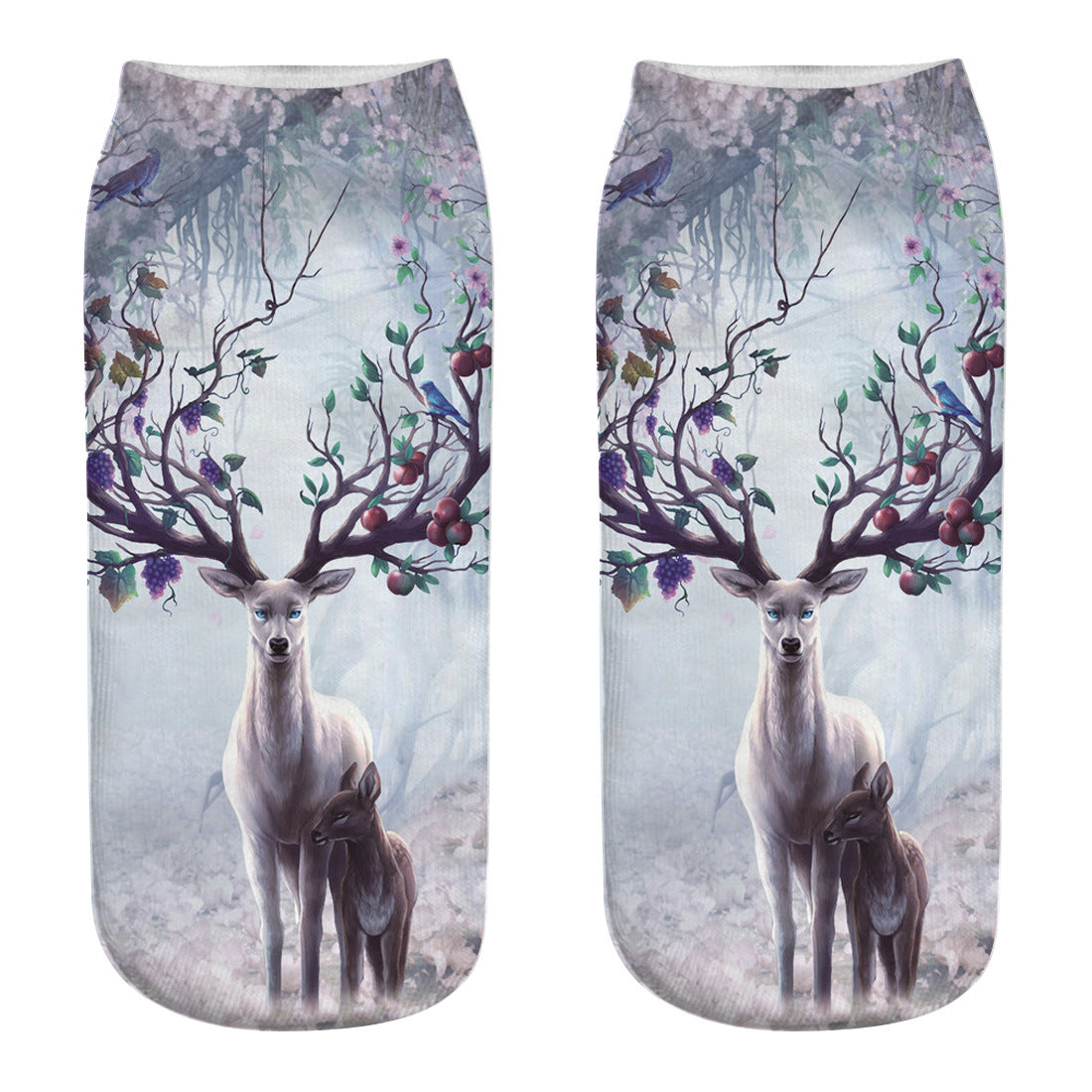 New 3D Printed Christmas Socks for Women