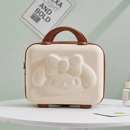 Luxury Cartoon Bear Travel Suitcase for Kids (14-Inch)