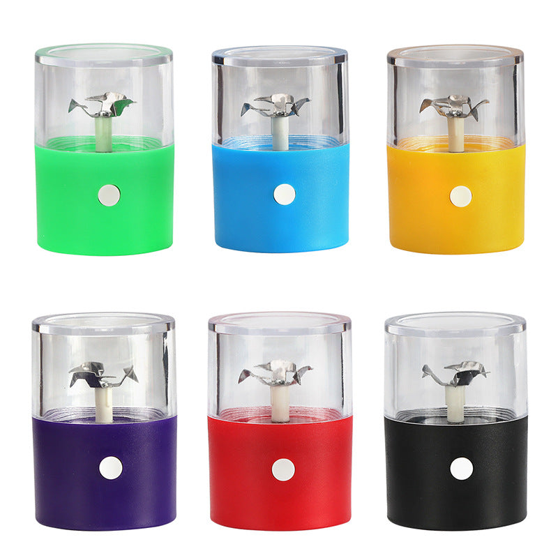 USB Rechargeable Electric Tobacco Grinder in Colors