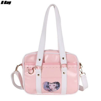 Personalized Transparent Card Handbag Backpack Ita Bag