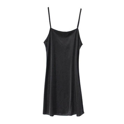 Thin Shoulder Strap Spring & Summer Dress Slip Petticoat