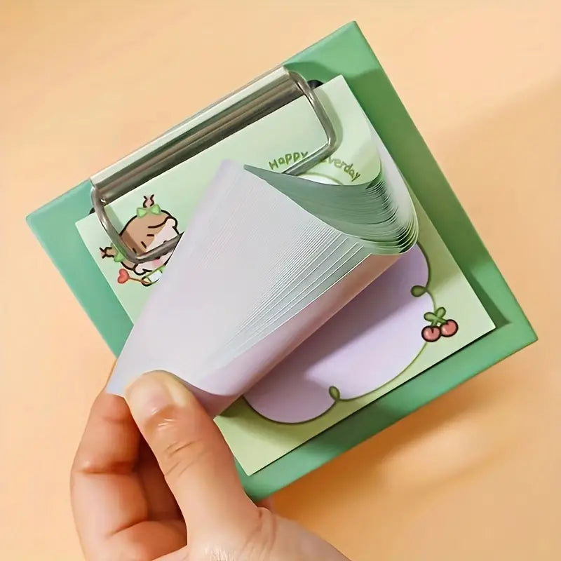 Cartoon Sticky Note Book for Students - 30 Sheets