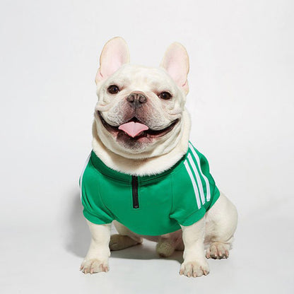 Dog Hoodie with Three Stripes for Pets
