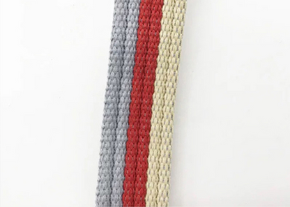 Striped Dog Leash with Safety Rope and Traction Line