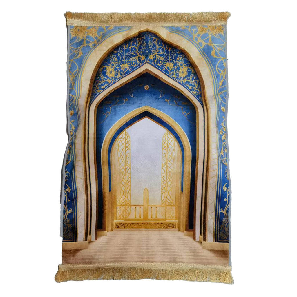 Velvet Printed Living Room Prayer Mat