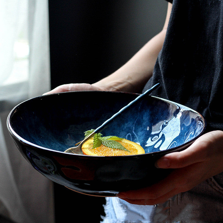Ceramic Noodle Bowl for Soup, Ramen, and Salad