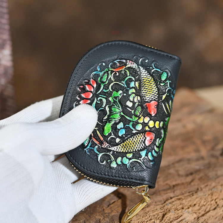 2023 Vintage Leather Clutch Wallet for Women