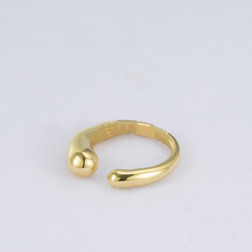 Twisted Personality Light Surface Titanium Steel Ring