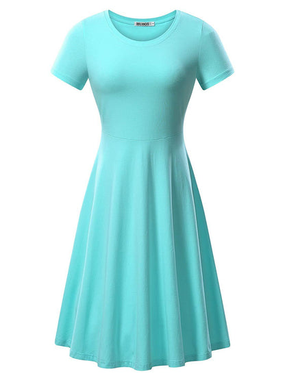 Custom Print Pleated Midi Skirt Set for Women