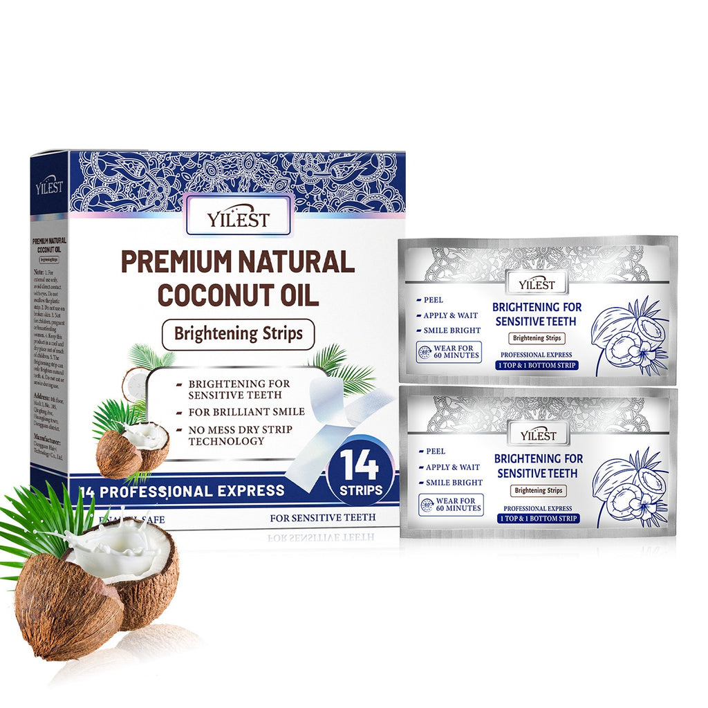 Coconut Oil Teeth Whitening Strips