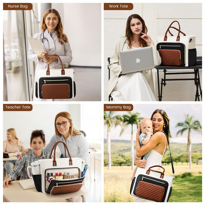 Women's Work and Travel Tote with Large Cup Holder