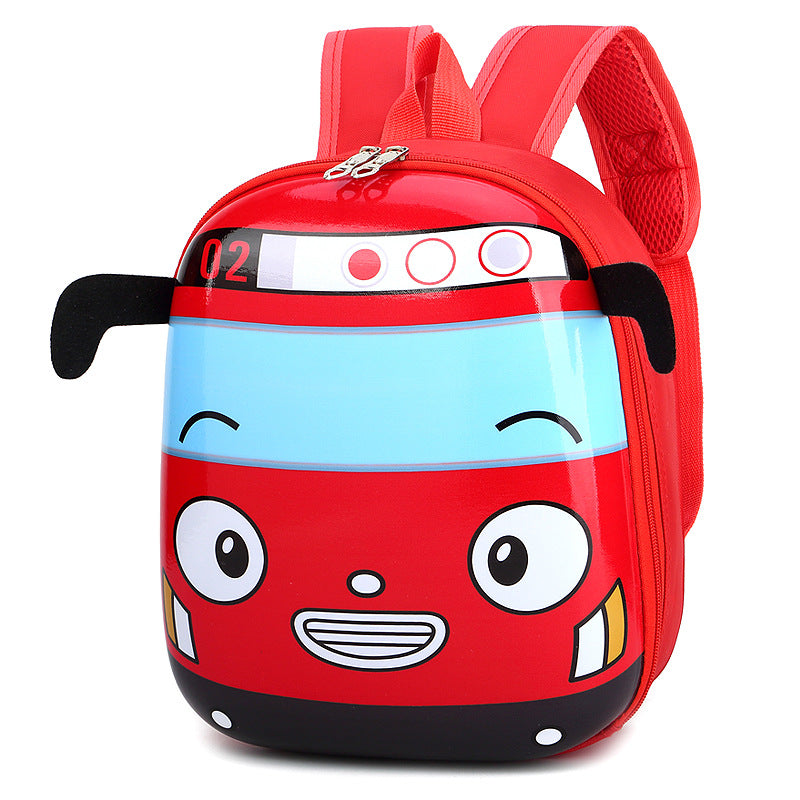 Cute Cartoon Car Backpack for Kids Ages 2-5