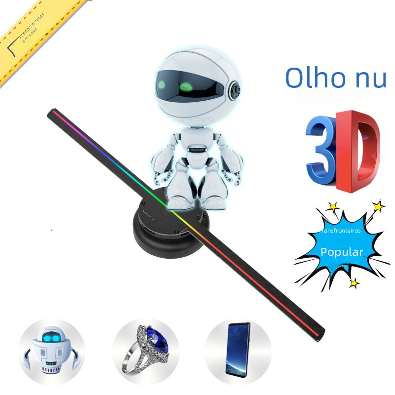 Upgraded 3D Holographic LED Fan Display Screen