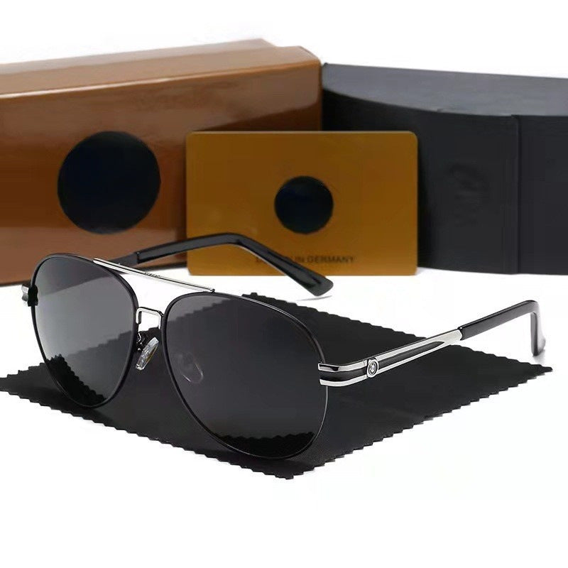 Car Brand Sunglasses with Polarized Lenses for Men