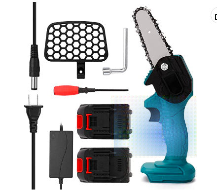 4-Inch 21V Mini Electric Chainsaw for Woodworking