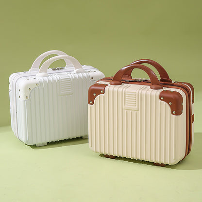 Vintage 14-Inch Mini Makeup Case and Travel Box