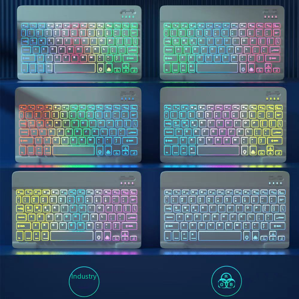 Wireless Bluetooth Backlit Keyboard & Mouse for iPad