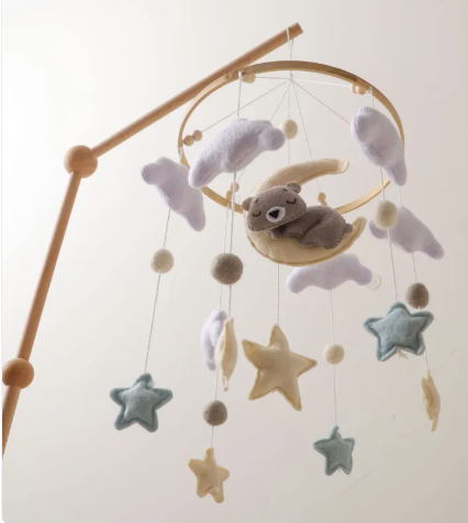 Handmade Felt Baby Bed Bell