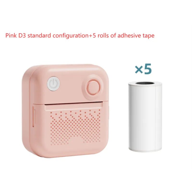 Mini Label Printer Student Pocket Portable Printer