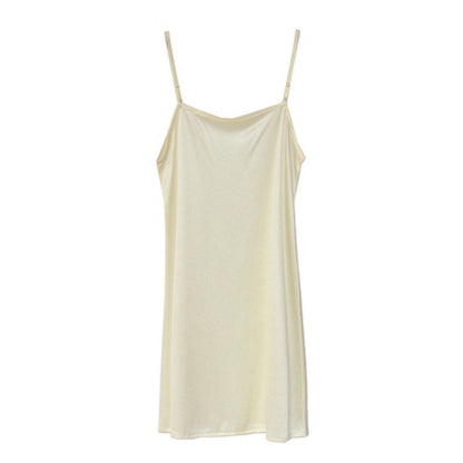 Thin Shoulder Strap Spring & Summer Dress Slip Petticoat