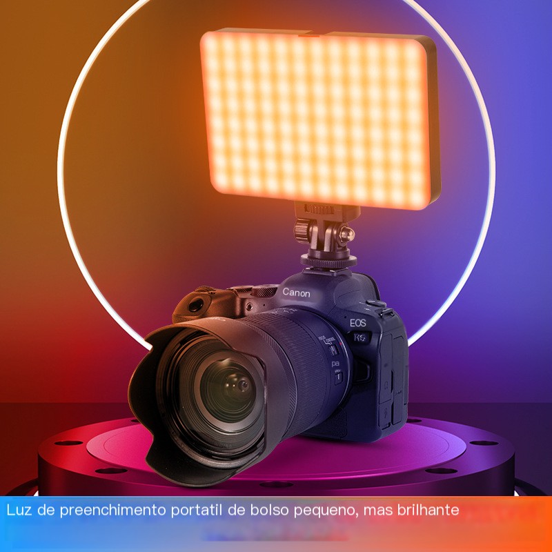 Portable RGB Pocket Light with Remote for Photography