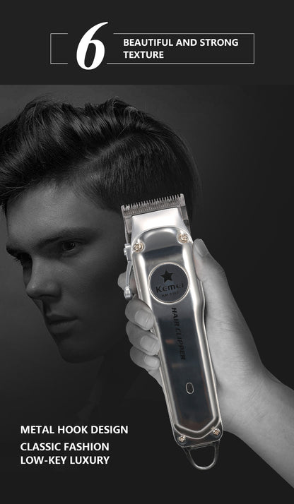 Kemei Rechargeable Electric Hair Clipper for Men