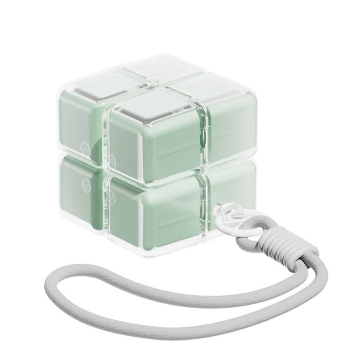Magic Cube 8-Grid Medicine Storage Box