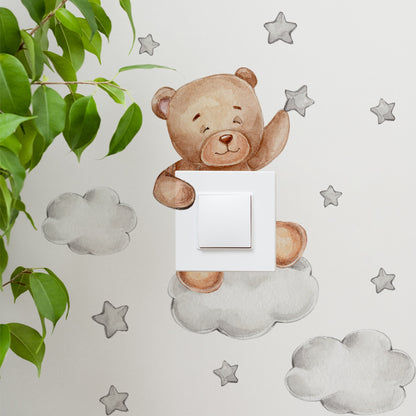 Whimsy Bear Starlight Switch Decal