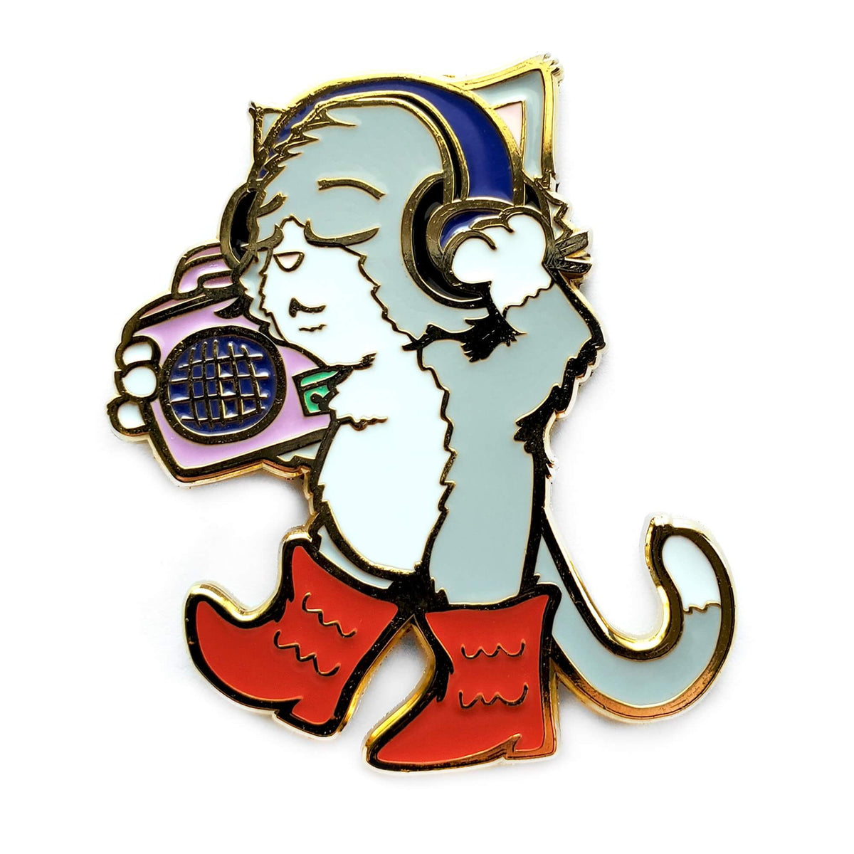 Boots and Cats Pin