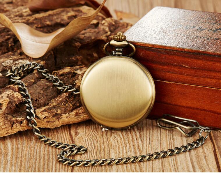 Quartz Watch, Vintage Mechanical Watch, Bronze Pocket Watch