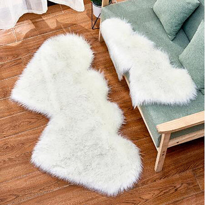 Custom Plush Heart-Shaped Stair Carpet for Decor