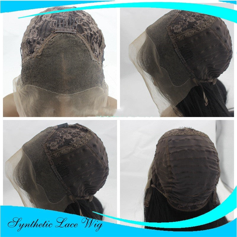 Long Wavy Deep Brown Wig for Women