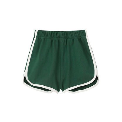 Women's Summer Sports Shorts with White Side Trim