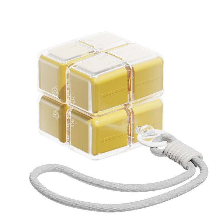 Magic Cube 8-Grid Medicine Storage Box