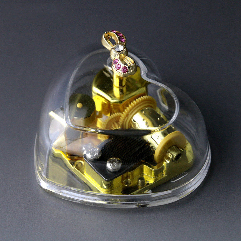 Mini Music Box with Bowknot Design
