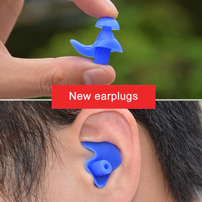 Professional Waterproof Silicone Swimming Earplugs