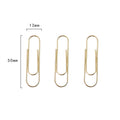 Gold Metal Paper Clips - Creative Design, Bulk Wholesale