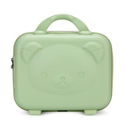 Luxury Cartoon Bear Travel Suitcase for Kids (14-Inch)