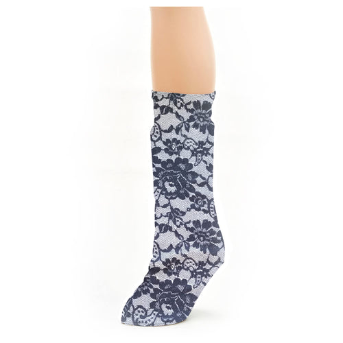 CastCoverz! Fashionable Leg Cast Cover - Evening Lace - Small Short - Below The Knee - Protective Decorative and Washable - Made in USA