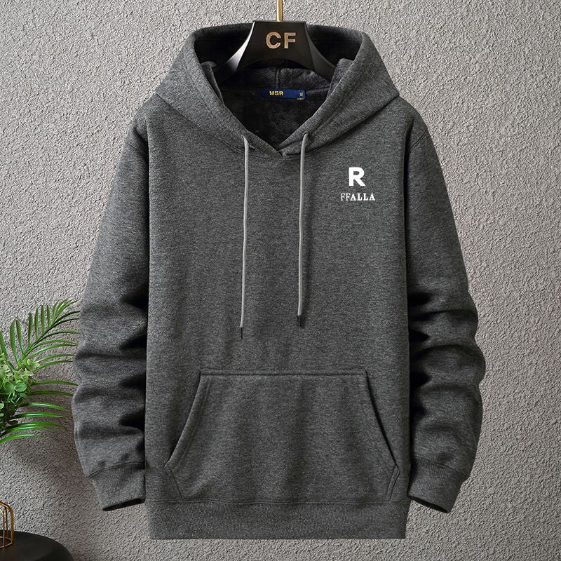 Men's Plus Size Fleece Hooded Pullover Sweatshirt