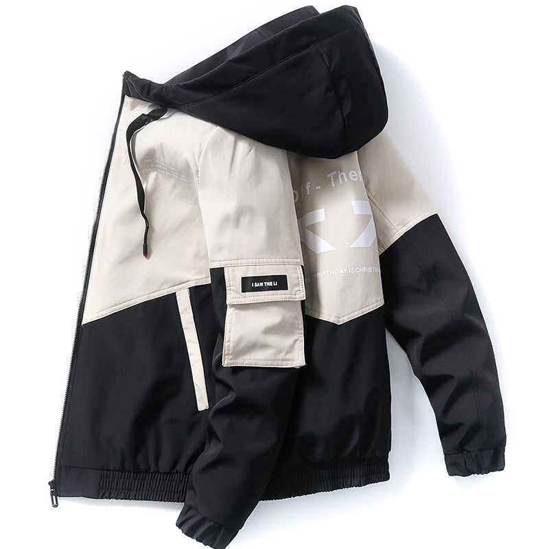 Men's Casual Jacket for Spring and Autumn Wear
