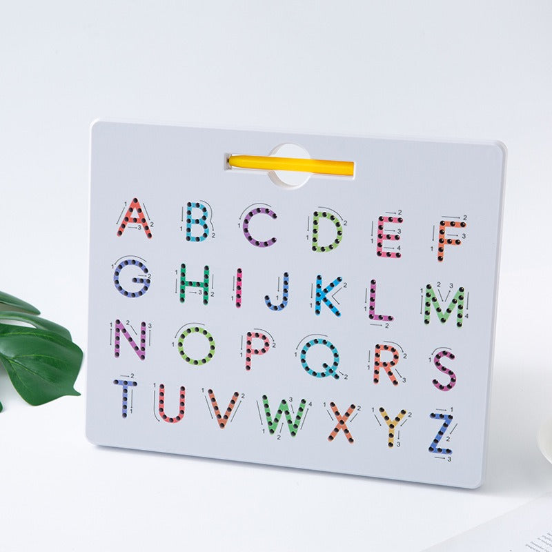 Double-sided Color Alphanumeric Steel Ball Magnetic Drawing Board