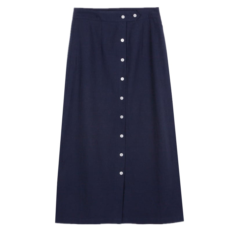 Color Contrast Letter T-Shirt and Loose Skirt Set