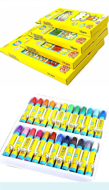 Childrens Oil Pastel Drawing Crayon Set