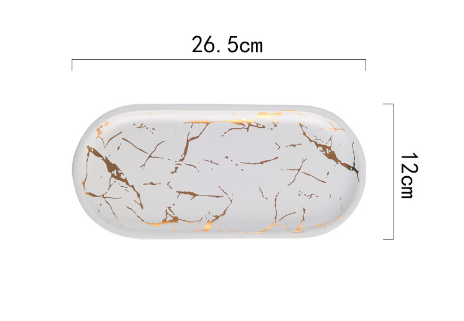 Nordic Style Fish Plate - Creative Ceramic Dish